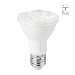 Foco PAR20 LED 9 W, Luz Cálida Brillante, Base E27, IP65, No atenuable