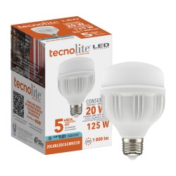 Foco de Alta Potencia LHB LED T70 20 W, Luz de Día, Base E27, No atenuable