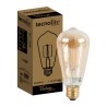 Foco ST21 LED Filamento 4.5 W, Luz Cálida Suave, Base E27, Atenuable