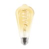 Foco ST21 LED Filamento 4.5 W, Luz Cálida Suave, Base E27, Atenuable