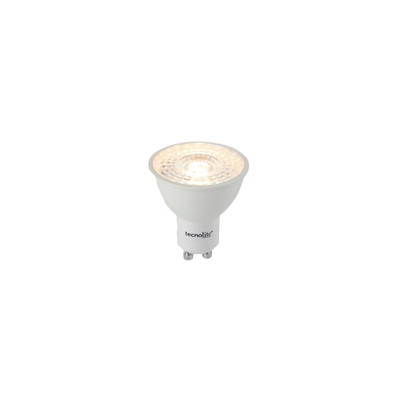Foco GU10 LED Inteligente WiFi 5 W, Luz Blanca Dinámica, Base GU10, Atenuable, Compatible con App móvil y Asistentes de voz