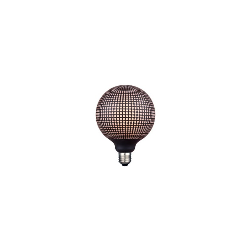 Foco Globo Disco G125 LED 4.5 W, Luz Cálida Suave, Base E27, Atenuable