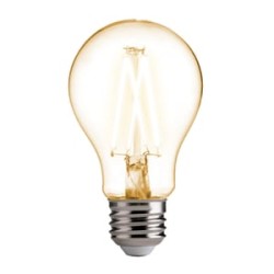 Foco LED Inteligente Filamento A19 WiFi 5.5 W, Luz Blanca Dinámica, Base E27, Atenuable, Compatible con App móvil y Asistentes d