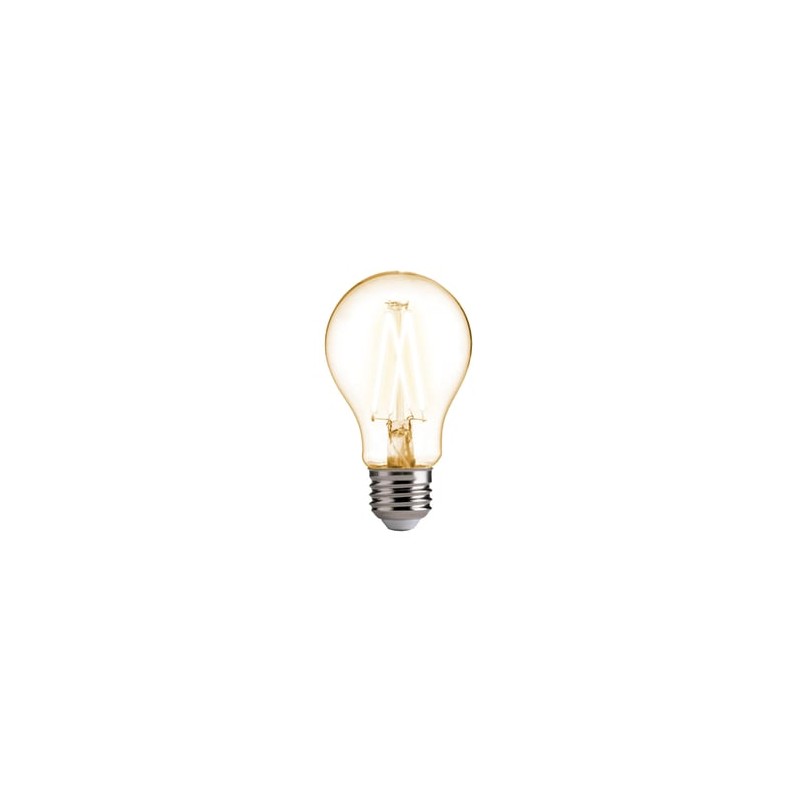 Foco LED Inteligente Filamento A19 WiFi 5.5 W, Luz Blanca Dinámica, Base E27, Atenuable, Compatible con App móvil y Asistentes d