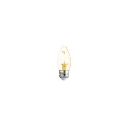 Foco Vela LED Inteligente Filamento B11 WiFi 5.5 W, Luz Blanca Dinámica, Base E27, Atenuable, Compatible con App móvil y Asisten